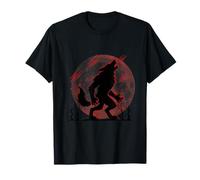Llamado de Lobos Antes de la Luna Llena Lobo Hombre Lobo Sage Camiseta