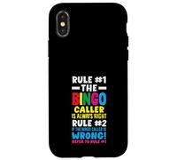 Llamador de bingo siempre es correcto audaz Diversión Carcasa para iPhone X/XS