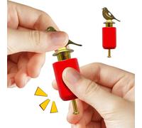 Llamador de pájaros, cuerno realista para entrenamiento de interacción, silbatos para pájaros, para amantes de los animales, , fútbol, observación de juegos, senderismo