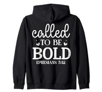 Llamados a ser Valientes EPHESIOS 3:12 Sudadera con Capucha