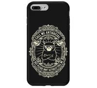 Llámame Antisocial Pero en Realidad no me llames Gato introvertido Carcasa para iPhone 7 Plus/8 Plus