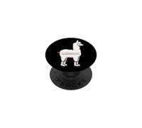 Llámame - Divertido Dibujo de Llama PopSockets PopGrip Adhesivo