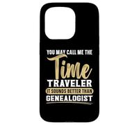 Llámame el viajero del tiempo suena mejor que el genealogista Carcasa para iPhone 15 Pro