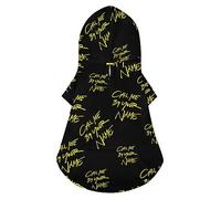 Llámame por tu nombre Sudadera con capucha para perro Ropa de lujo para perros Chaqueta de invierno para perros Ropa para mascotas Sudadera con capucha Bulldog francés Teddy Pug Ropa para cachorros XL