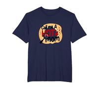 Llámame una mamá Sexy, Humor de Maternidad ardiente y Divertido Camiseta, Hombre Tallas Grandes, Azul Marino, 2X Alto