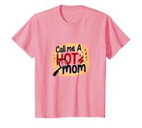 Llámame una mamá Sexy, Humor de Maternidad ardiente y Divertido Camiseta, Niños, Rosado, 12 años