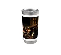 Llamamiento de San Mateo de Caravaggio (1600) Vaso térmico de acero inoxidable de doble pared