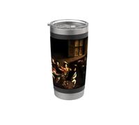 Llamamiento de San Mateo de Caravaggio (1600) Vaso térmico de acero inoxidable de doble pared