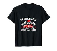 Llamamos a Traffic Scenic Tours Here City State Pride Graphic Camiseta