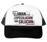 Llaman A La Especulación Gorra De Béisbol Blanca Ajustable Unisex Baseball Cap White Unisex