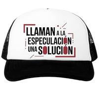Llaman A La Especulación Gorra De Béisbol Blanca Ajustable Unisex Baseball Cap White Unisex