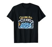 Llamando a Todos Limpia Plumber Pipe Juego de Palabras Gota de Agua Multitud Camiseta