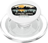 Llamando desfiladero embalse Wyoming, WY Recuerdo de Vacaciones PopSockets PopGrip para MagSafe