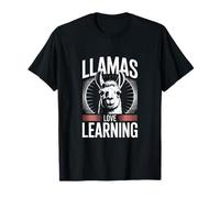 Llamas Amor Aprendizaje Entusiasta Diversión Camiseta