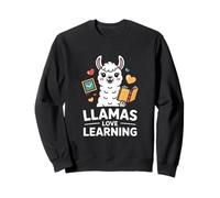 Llamas Amor Aprendizaje Entusiasta Diversión Sudadera