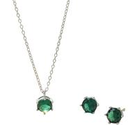 Llamas de Cadenas de Oro Real para Mujeres, Anillo de Zirconia Estándar y Llamas de Joyería de Cumpleaños Set de Boda Complementos de Dama Regalo de la Vida de la Boda