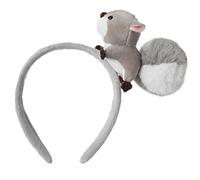 Llamativa diadema de tela cómoda con bonitos tocados de animales, perfecta para limpieza facial y maquillaje a la moda