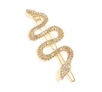 Llamativas horquillas de serpiente con diamantes de imitación brillantes y decoración de pelo vintage para un peinado elegante