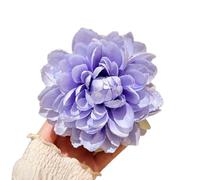Llamativas pinzas de pelo de plástico con grandes rosas florales accesorios ligeros para el cabello para mujeres niñas