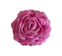 Llamativas pinzas para el cabello con flor grande y rosa, accesorios ligeros para el cabello para mujeres y niñas