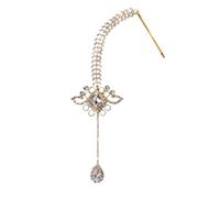 Llamativo adorno de flor con forma de gota de agua, fácil de llevar, accesorio para el pelo para mejorar los peinados femeninos