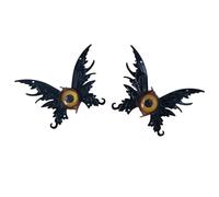 Llamativo Casco De Palmas Calavera Con Rosas Encaje Pinza Para Cabello Halloween Accesorio Fiestas Disfraces Pinza Festiva Única