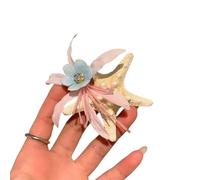 Llamativo clip para el pelo con artificial para playa, boda, fiesta, accesorios para el cabello, decoración para el cabello para mujer, vacaciones