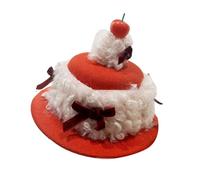 Llamativo clip para el pelo de pastel de cumpleaños para mujeres y adolescentes que mejora cualquier atuendo de celebración