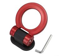 Llamativo gancho de remolque decorativo para coche, ajustable y elegante para entusiastas de la automoción (rojo)