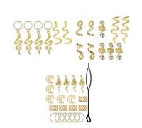 Llamativo juego de decoración para el cabello trenzado de primavera, accesorios para el cabello para mujeres que buscan estilos únicos, prácticos y cómodos