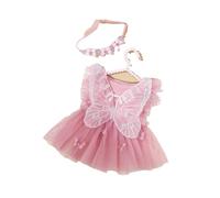 Llamativo juego de vestido de fotografía para recién nacido, disfraz de mariposa de tul para niñas de 0 a 1 mes, regalo para baby shower, accesorios para fotos, traje de memoria para niña recién