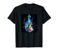 Llamativo violín con traje de ambiente trueno Camiseta