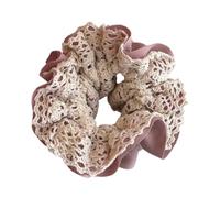 Llamativos coleteros de doble capa para mujer, gran elástico, soporte para cola de caballo para uso diario