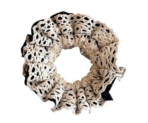 Llamativos coleteros de doble capa para mujer, gran elástico, soporte para cola de caballo para uso diario