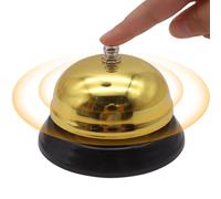 Llame a Bell-Tabla Service Bell para barras, Llamada de escritorio contra la riña de metal | Campanas de mostrador de recepción, dispositivo de timbre, alerta de mostrador de recepción, suministros de