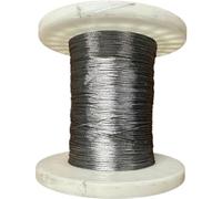 Llampec Hilo Pastor Eléctrico, 200 m, 7 Conductores de Acero Inoxidable, Alta Conductividad, Resistencia 55 kg, para Cercas Eléctricas, Fabricado en España