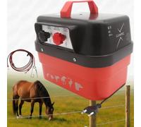 Llampec Pastor Eléctrico 19 MAX con Conexión a Red 230 V - 8 J - 10.000 V - 130 km de Alcance - Cerca eléctrica de Alta Potencia para Animales Salvajes y Ganado - Fabricado en España