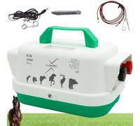 Llampec Pastor Eléctrico Mixto B4 - 1,6 J - 9.500 V - 10 km de Alcance - Cerca eléctrica Para Perros, Caballos, Cerdos y Vacas - Compatible Red 230 V - Batería 12V no incluida - Fabricado en España