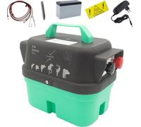 Llampec Pastor Eléctrico Recargable Mod.04 con Batería 12v 7Ah Incluida - 1,6 J - 9.500 V y 10 km de Alcance - Cerca eléctrica para Perros, Caballos, Cerdos y Vacas - Fabricado en España