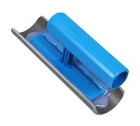 Llana de Borde de Hormigón Curvo de Abs Azul Mango Tubular