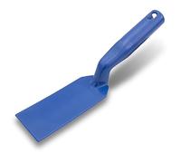 Llana de borde de Marshalltown de plástico azul, llana estrecha para lugares estrechos, dimensiones: 127x51 mm
