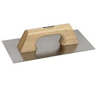 Llana de construcción Lisa | Hoja fabricada en Inox. con Mango de Madera | Medida 300 x 150 x 0,6 mm