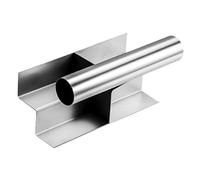 Llana De Esquina - Instrumento De Enlucido Multifuncional De Acero Inoxidable | Mango Ergonómico Anti-Deslizante, Herramienta De Albañilería Espesada | Llana Decorativa De Pared Para Sellado