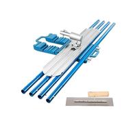 Llana de hormigón 1200 x 200 mm/1200 300 mm, llana acabado con 4 mangos, punta redonda, herramientas for construcción paneles yeso, cemento Para principiantes bricolaje(Red 1200x300mm)