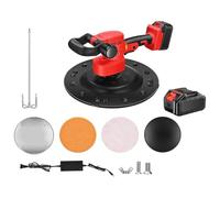 Llana de hormigón con velocidad ajustable - Mezcladora eléctrica para yeso, mortero, cemento y masilla, pulidora de paredes - Batería de litio - 80-200 RPM