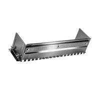 Llana dentada ajustable de acero inoxidable para aplicar pegamento, paleta de azulejos