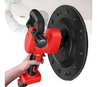 Llana Eléctrica Para Hormigón 1680W, Alisadora De Paredes Inalámbrica Kit De Alisadora De Superficies De Cemento Portátil Con Varilla Agitadora Para Obras De Construcción Industriales(Red,1 battery)