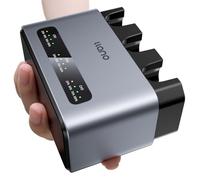 llano 30W EN-EL15C batería cargador rápido de 3 ranuras para Nikon Z8, Z7II, Z5II, ZF, Z6III,D850,Z7,Z6II, Z6, D7500, D750,D7200,aluminio CNC disipadora de calor, carga completa en 2,8 h, pantalla LED