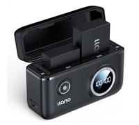 llano Batería NP-W126S y Cargador, Compatible con Fujifilm X100VI, X100V, X100F, X-M5, X-T30 III, X-T50, X-T3, X-T2, X-E5, X-A7, Pantalla Digital Inteligente, Doble USB C de 18W