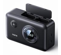 llano Cargador rápido de batería Dual NP-W235 con Banco de energía Incorporado de 12400 mAh para Fujifilm Fujifilm XT5, XT4, VG-XT4, XS20, GFX50S II, GFX100S, XH2, XH2S